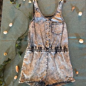 Denim romper